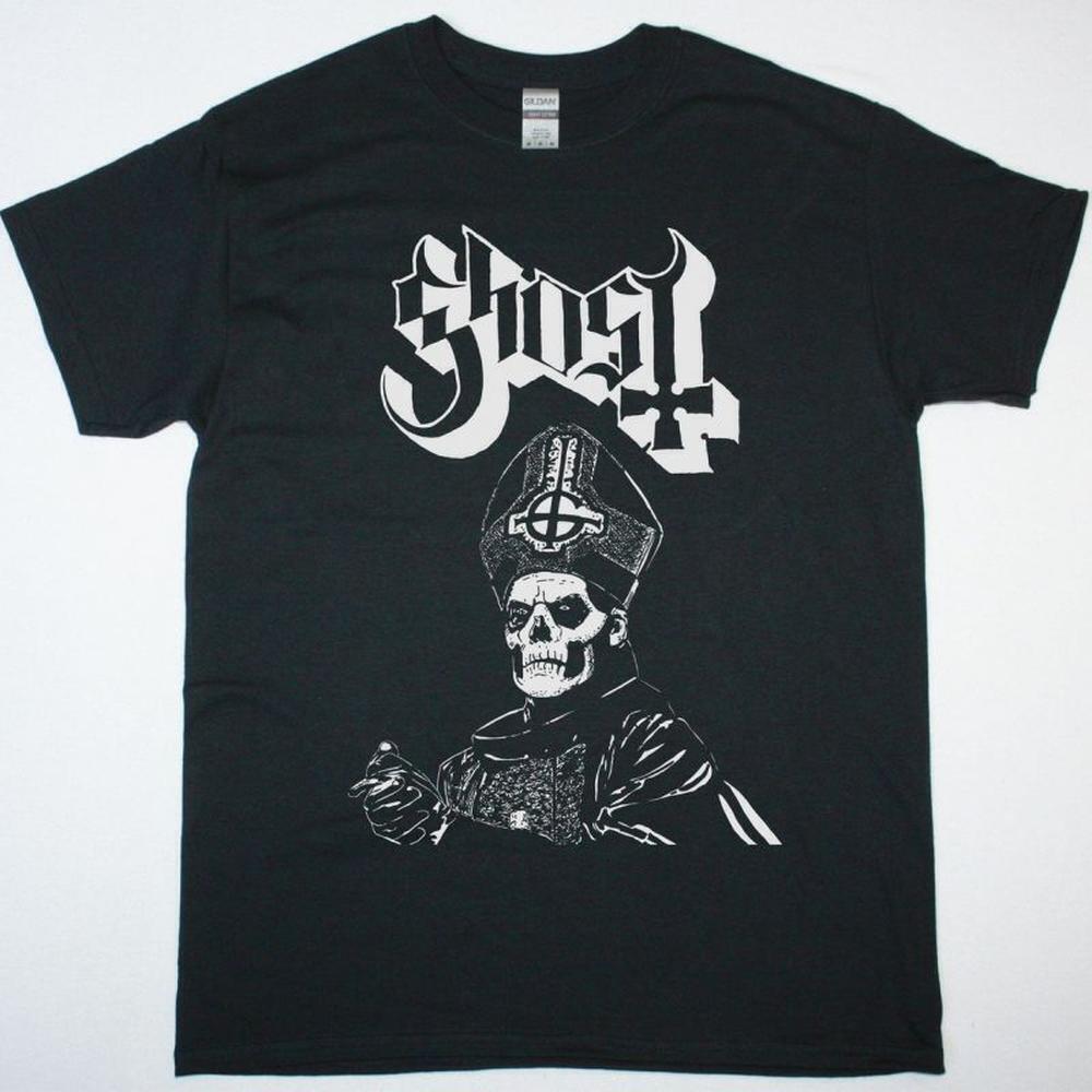 Ghost Pope Rock Band Concert Graphic New Black Unisex T-Shirt